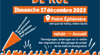 Spectacle « Parlement de rue – un autre accueil des personnes exilées est possible ! » avec le CRID – Paris Le 17 décembre, à Paris, le spectacle « Parlement de rue – un […]