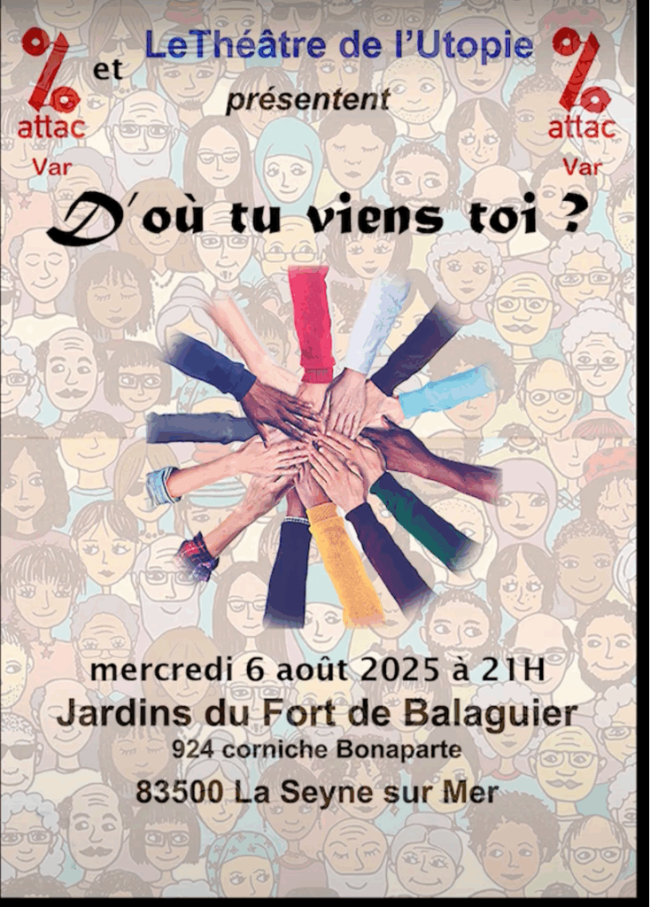 Attac Var revisite les spectacles de naje sur le racisme